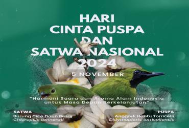 Hari Cinta Puspa dan Satwa Nasional 2024