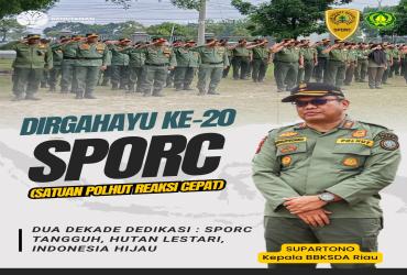 Dirgahayu Satuan Polhut Reaksi Cepat ke-20