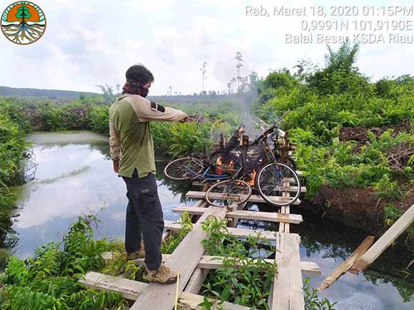 OPERASI BERSAMA DI SM. GIAM SIAK KECIL