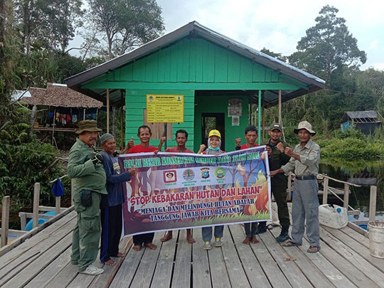 SOSIALISASI PENYADARTAHUAN TERKAIT BAHAYA KEBAKARAN HUTAN DAN LAHAN