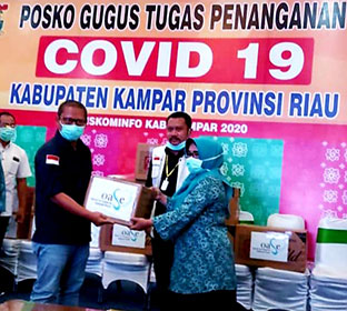 BALAI BESAR KSDA RIAU TERUS MENDUKUNG UPAYA PENANGGULANGAN PENYEBARAN WABAH VIRUS CORONA/ COVID-19 TERUTAMA DI PROVINSI RIAU