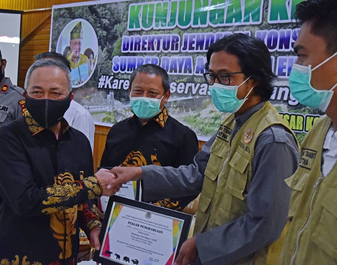 KUNJUNGAN KERJA DIREKTUR JENDERAL KSDAE KE KANTOR BALAI BESAR KSDA RIAU
