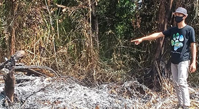PENGECEKAN ULANG LOKASI KEBAKARAN HUTAN DAN LAHAN DI KAWASAN SM. BUKIT BATU