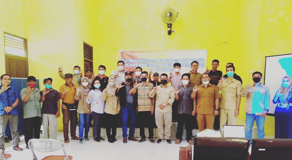 UNTUK MENINGKATKAN KAPASITAS KELOMPOK MASYARKAT BINAAN, KSDA RIAU ADAKAN PELATIHAN