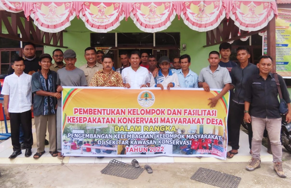 BIDANG WILAYAH I BALAI BESAR KSDA RIAU BENTUK KELOMPOK TANI HUTAN