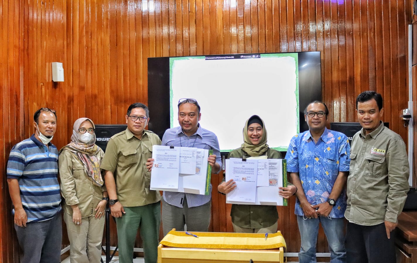 BALAI BESAR KSDA RIAU TANDATANGANI PERJANJIAN KERJASAMA PENGUATAN FUNGSI KONSERVASI DENGAN YAPEKA