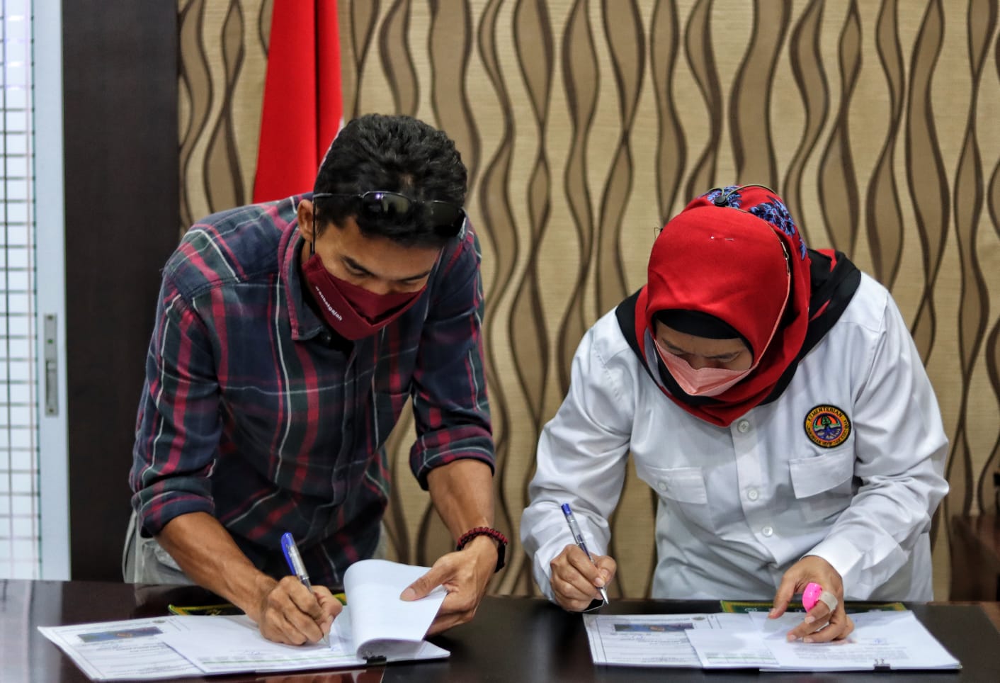 BALAI BESAR KSDA RIAU TANDATANGANI PERJANJIAN KERJASAMA PELESTARIAN GAJAH SUMATERA DENGAN RSF