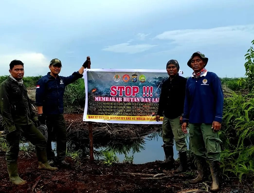 PATROLI PENCEGAHAN KEBAKARAN HUTAN DI SM GIAM SIAK KECIL