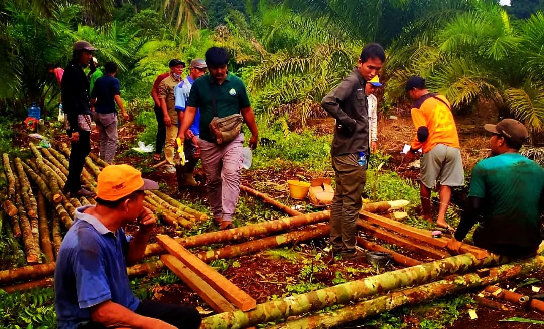 TIM BALAI BESAR KSDA RIAU DAMPINGI PETUGAS BRGM