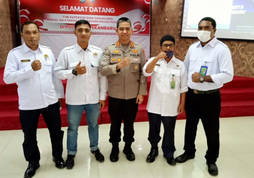 TIM BALAI BESAR KSDA RIAU HADIR DALAM ACARA SUPERVISI DAN SOSIALISASI PERPOL NO. 9 TAHUN 2021 TENTANG KEPOLISIAN KHUSUS