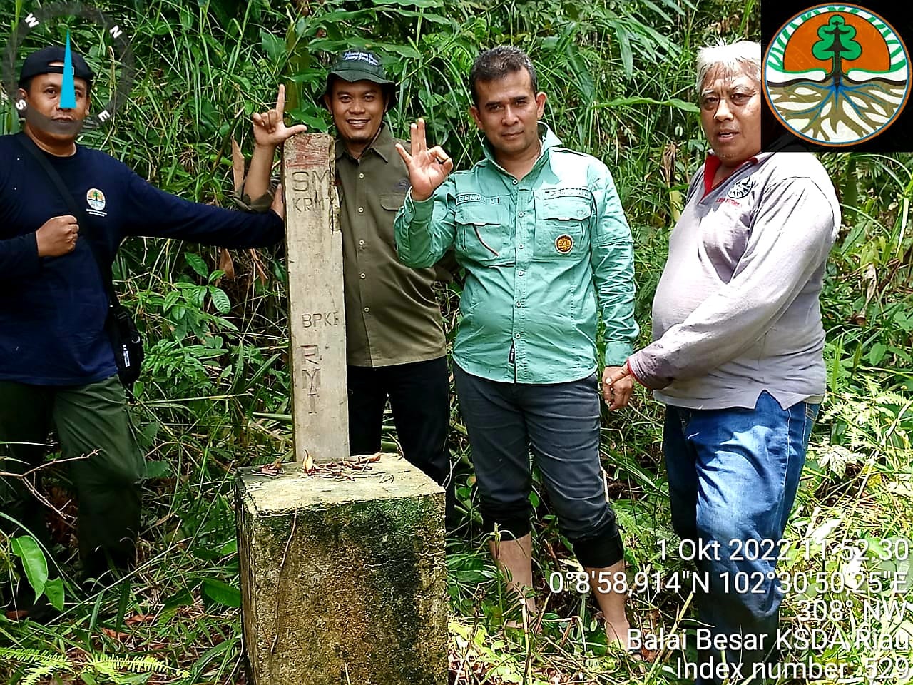 KEPALA BALAI BESAR KSDA RIAU PANTAU LANGSUNG KAWASAN SM KERUMUTAN