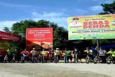 KEGIATAN BERSEPEDA BERSAMA LINGKUP UPT KLHK DI PEKANBARU