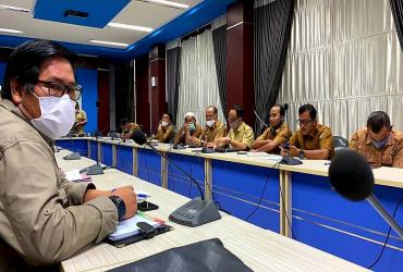 RAPAT EVALUASI KERJASAMA BALAI BESAR KSDA RIAU DENGAN PEMERINTAH KABUPATEN KAMPAR