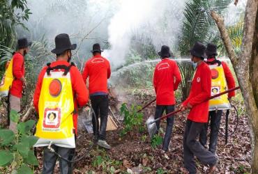 CEGAH KARHUTLA BBKSDA RIAU BENTUK MASYARAKAT PEDULI API