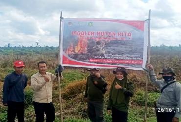 PATROLI PENCEGAHAN KEBAKARAN HUTAN DI SM BUKIT BATU, KABUPATEN BENGKALIS