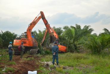 OPERASI GABUNGAN TANGKAP PERAMBAH KAWASAN DI SM GIAM SIAK KECIL