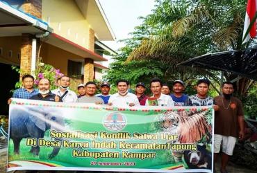 SOSIALISASI TUMBUHAN DAN SATWA LIAR DILINDUNGI TSL DI DESA KARYA INDAH
