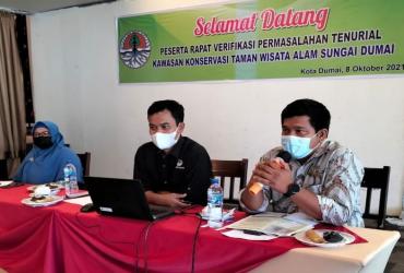 RAPAT VERIFIKASI PERMASALAHAN TENURIAL DI TWA SUNGAI DUMAI