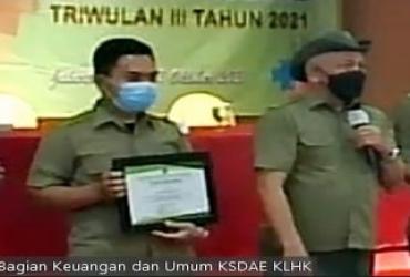 BALAI BESAR KSDA RIAU DIANUGERAHI PENGHARGAAN BERKINERJA TERBAIK KE-2 ATAS PENGELOLAAN BARANG MILIK NEGARA