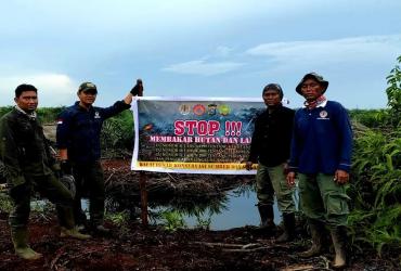 PATROLI PENCEGAHAN KEBAKARAN HUTAN DI SM GIAM SIAK KECIL