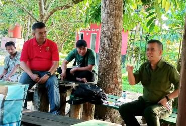 KEPALA BALAI BESAR KSDA RIAU MEMBERI ARAHAN KEPADA TIM MAHOUT DI PUSAT LATIHAN GAJAH (PLG) MINAS