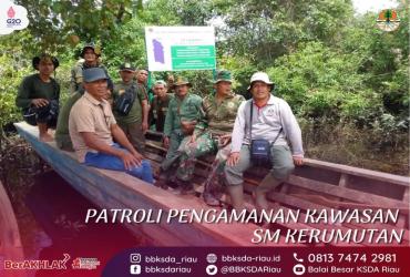 PATROLI PENGAMANAN KAWASAN SM KERUMUTAN DESA KAMPUNG PULAU KEC. RENGAT, KAB. INHU