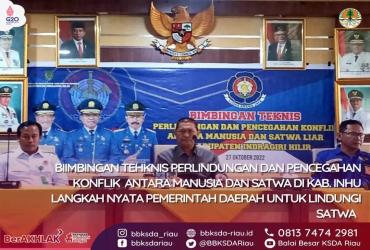 BIMBINGAN TEHKNIS PERLINDUNGAN DAN PECEGAHAN KONFLIK ANTARA MANUSIA DAN SATWA LIAR DI KAB. INDRAGIRI HILIR (INHIL)