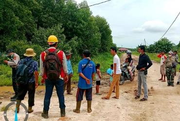 SKW I MELAKUKAN MITIGASI INTERAKSI NEGATIF SATWA LIAR DI DESA PULAU MUDA