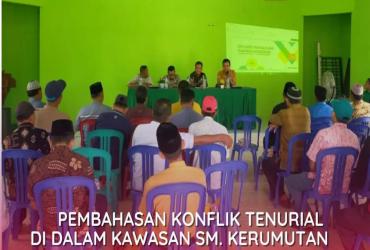 RAPAT PEMBAHASAN PENANGANAN KONFLIK TENURIAL DI DALAM KAWASAN KONSERVASI SM KERUMUTAN
