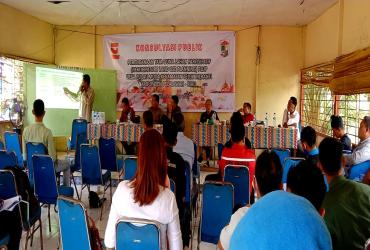 RESORT KERUMUTAN UTARA MENGIKUTI KONSULTASI PUBLIK PERENCANAAN TATA GUNA LAHAN PARTISIPATIF DI DESA PULAU MUDA